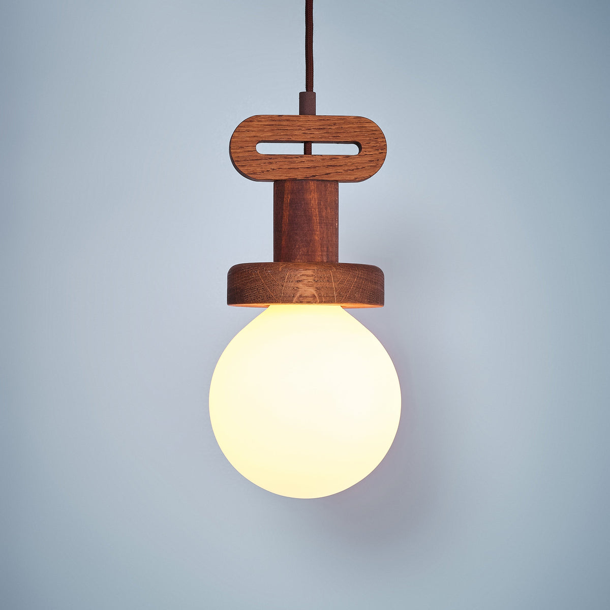 Luminaire original en bois