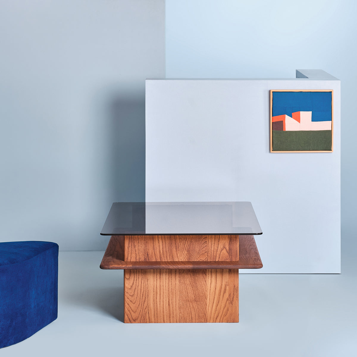 Table basse en bois style Mid-Century – lignes épurées et fabrication française