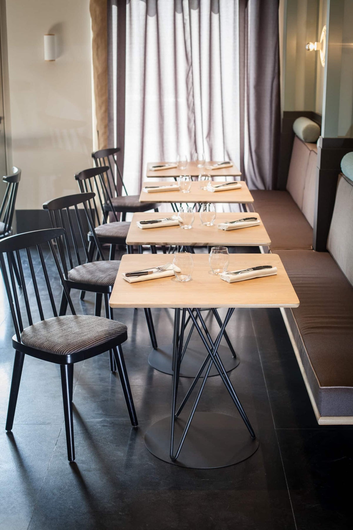 Table bistro carré 60 x 60 par kopo creation
