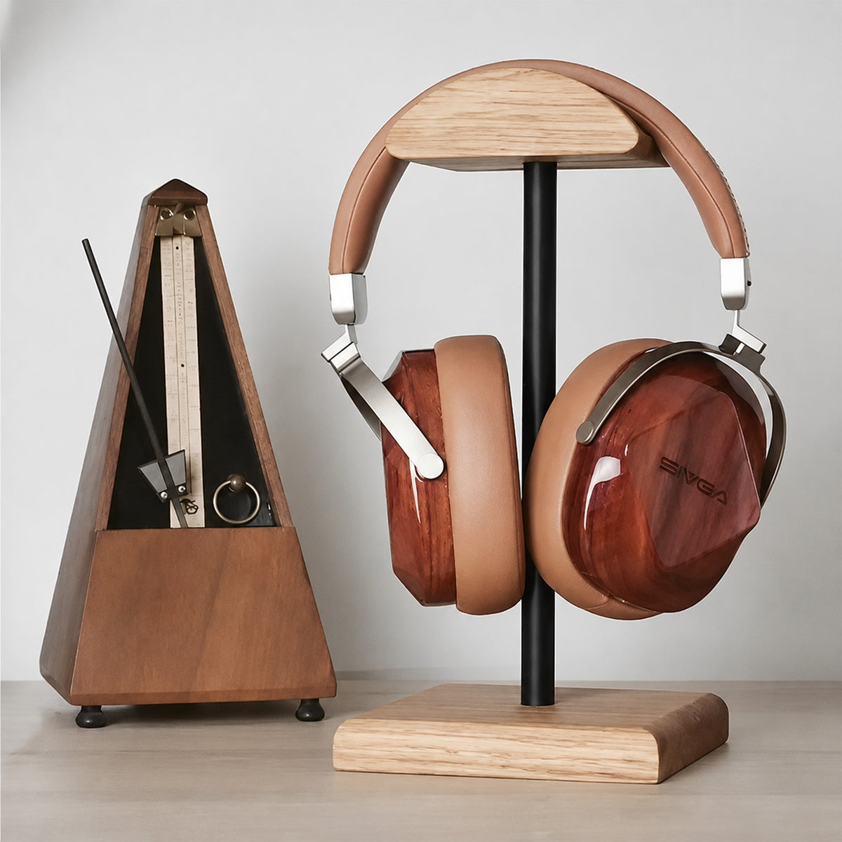 Porte Casque Audio Large – “Le Classique” – Noir