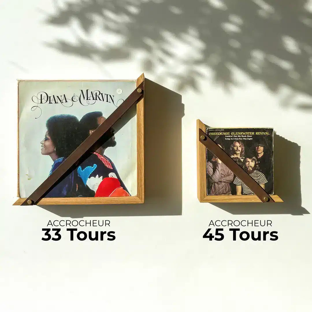 L'accrocheur - rangement mural pour disque vinyle par KOPO CRÉATION
