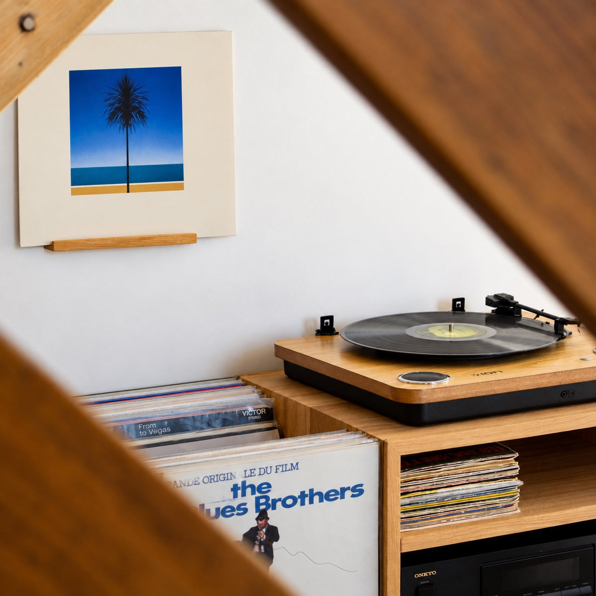 Le présentoir à vinyle