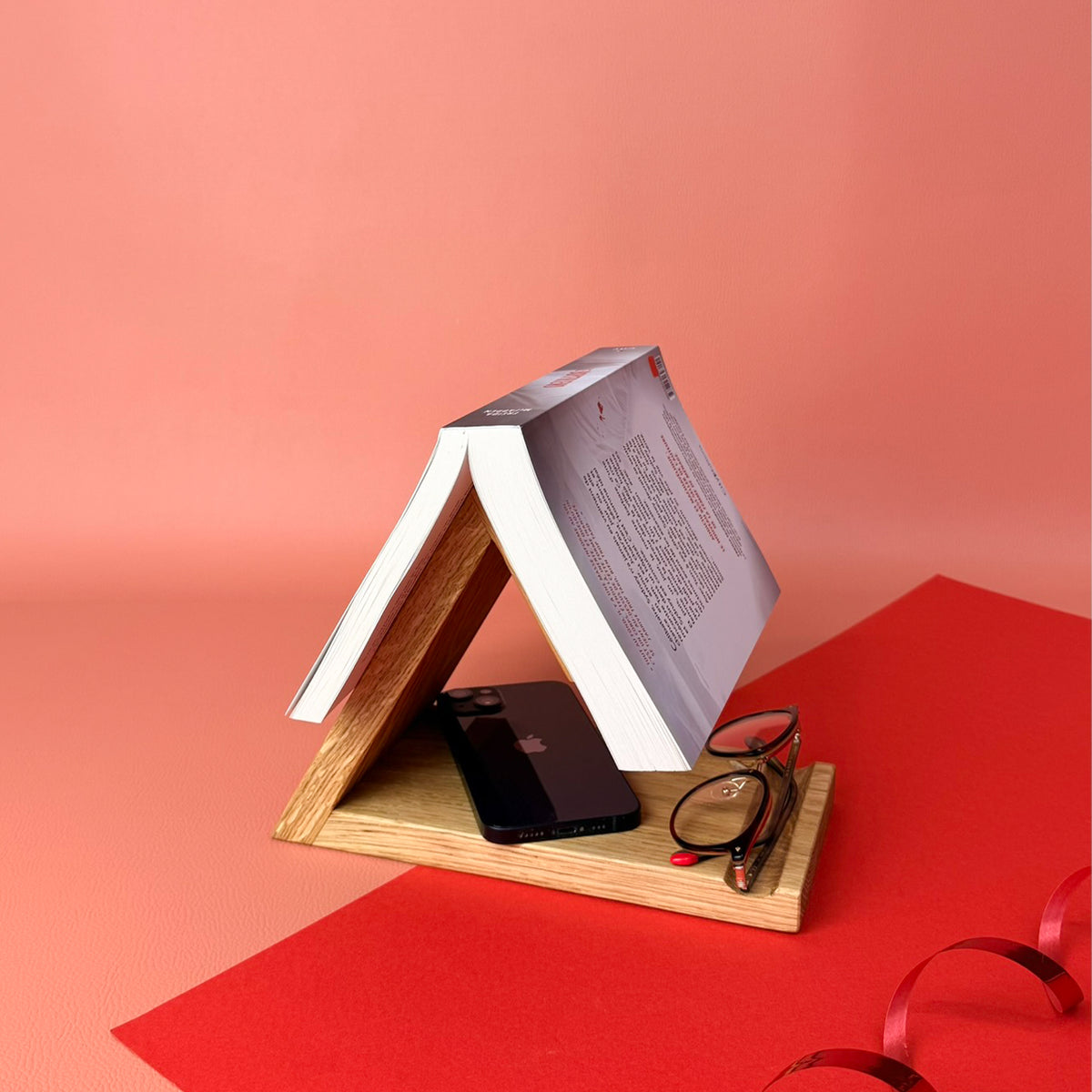 support pour livre cadeau de saint valentin personnalisable