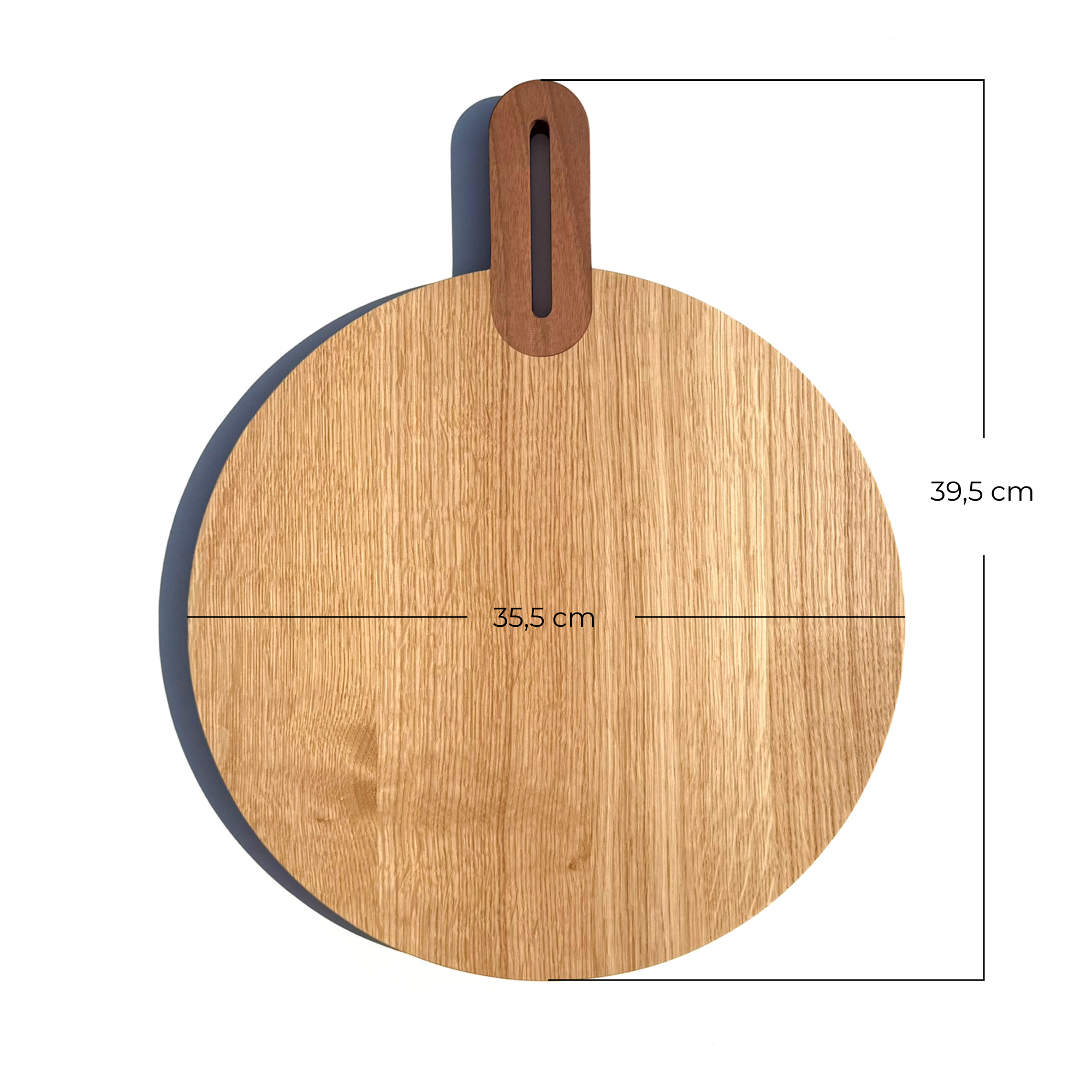 Dim_Grande_Planche_Ronde Dim Planche à pizza design en bois, style Mid-Century – fabrication française artisanale